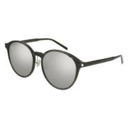 Saint Laurent Slim solglasögon för stiliga utseenden Black, Unisex