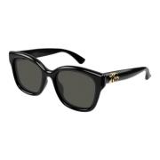 Gucci Stilren Svart Läder Axelväska Black, Unisex