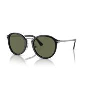 Persol Stiliga solglasögonkollektion Black, Unisex