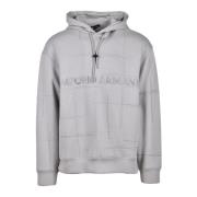 Emporio Armani Bomullsblandning Sweatshirt Modell Gray, Herr