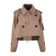 Sacai Blazers Beige, Dam