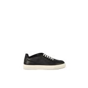 Max Mara Lädersneakers med Gummisula Black, Dam