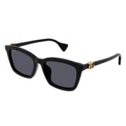 Gucci Stiliga solglasögon Gg1596Sk Black, Unisex