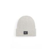 Calvin Klein Jeans Akryl Blend Beanie Hat Gray, Dam