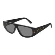 Stella McCartney Snygga Solglasögon för Trendiga Stilar Black, Unisex