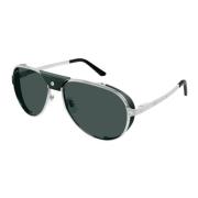 Cartier Stiliga solglasögon för chic look Gray, Unisex