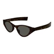 Saint Laurent Snygg Läder Axelväska Brown, Unisex