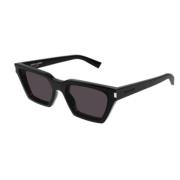 Saint Laurent Calista Läder Axelväska Black, Unisex