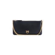 PINKO Stilren Borsa Handväska Black, Dam