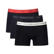 Tommy Hilfiger Ikoniska Cotton Boxer Briefs Tri-Pack Blue, Herr