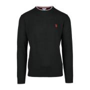 U.S. Polo Assn. Svart Herrtröja Black, Herr