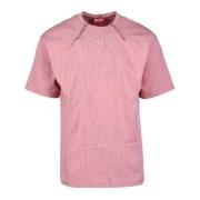 Diesel Bomull T-shirt Pink, Herr