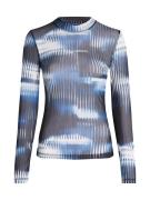 Topp ' MESH-TOP MIT GLITCH-PRINT '