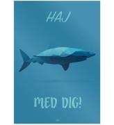 Citatplakat Affisch - 50x70 - Haj Med Dig