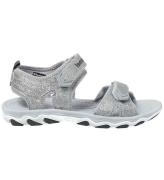 Hummel Sandaler - HMLGkull Jr - Silver m. Glitter