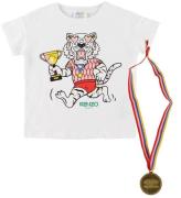 Kenzo T-shirt - Exclusive Edition - Vit/Rosa m. Medaljer
