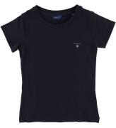 GANT T-shirt - The Original Fitted - MarinblÃ¥