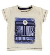Small Rags T-shirt - Cremmelerad m. Tryck