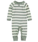 Katvig Onesie - Vit/DammgrÃ¶n Randig