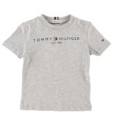 Tommy Hilfiger T-shirt - Essential - Organic - GrÃ¥melerad