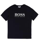 BOSS T-shirt - MarinblÃ¥ m. Logo