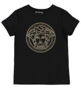 Young Versace T-shirt - Svart m. Medusa/Nitar