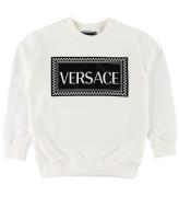 Versace Sweatshirt - Vit m. Logo