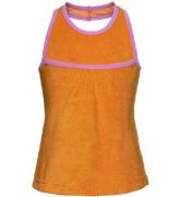 Mala FrottÃ© Top - Orange m. Rosa