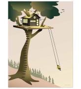 Vissevasse Affisch - 30x40 - Tree House