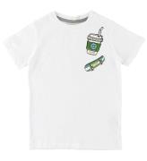 Fendi Kids T-shirt - Vit m. Patches