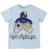 Fendi Kids T-shirt - LjusblÃ¥ m. FendiRumi