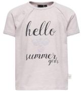 Hummel T-shirt - HMLKaya - Ljuslavendel m. Text