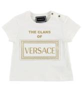 Versace T-shirt - Vit m. Guld Logo