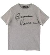 Versace T-shirt - GrÃ¥melerad m. Text