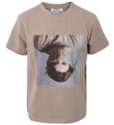 Hound T-shirt - LattÃ© m. Tryck