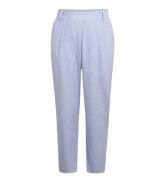 Grunt Byxor - Liv Check Pant - Light Blue