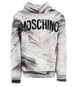 Moschino Hoodie - Optisk White/GrÃ¥