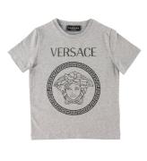 Versace T-shirt - Medusa - GrÃ¥melerad/MÃ¶rkgrÃ¥
