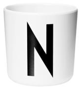 Design Letters Mugg - Vit m. N