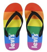Levis Flip-Flops - South Beach 2.0 - Black/Rainbow