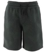 Emporio Armani Shorts - GrÃ¶nrandig m. Logotyper