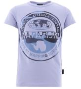 Napapijri T-shirt - Lavender m. Tryck