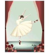Vissevasse Affisch - 30x40 - Ballerinaskor