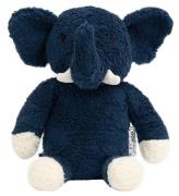 NatureZoo Gosedjur - 30 cm - Teddyfleece - Elefant - MÃ¶rkblÃ¥