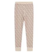 Hust and Claire Leggings - Laso - Ull/Bambu - Wheat Melange m.