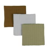 by KlipKlap Muslinfilt - 3-pack - 70x60 - Golden Brown