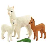 Schleich Wild Life - H: 8 cm - Alpaca familj 42544