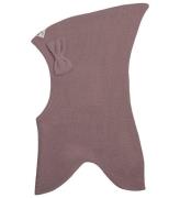 Racing Kids Balaclava - Ull/Bomull - Dubbel - Dusty Purple m. S