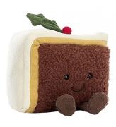 Jellycat Gosedjur - 10 cm - Amuseable Slice Julen Cake