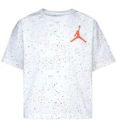 Jordan T-shirt - FÃ¤rg Mix Speckle Aop - Vit m. Prickar